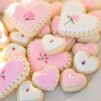 tiny heart cookies