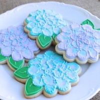 Hydrangea Cookies