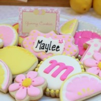 Pink lemonade cookies
